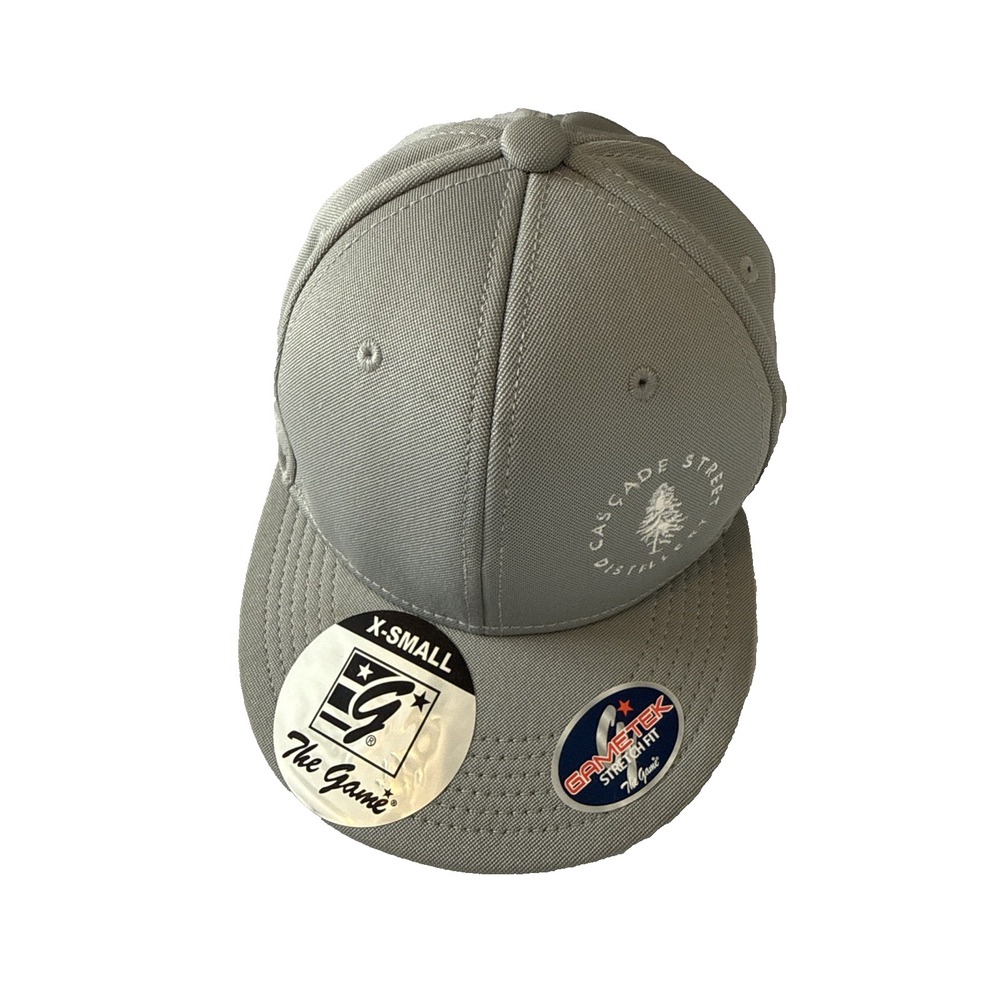 The Game Gametek Cascade Street Distillery Baseball Hat‎ XS Stretch Fit A Flex
